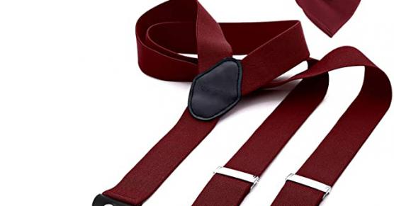 Miglior bretelle e papillon bordeaux