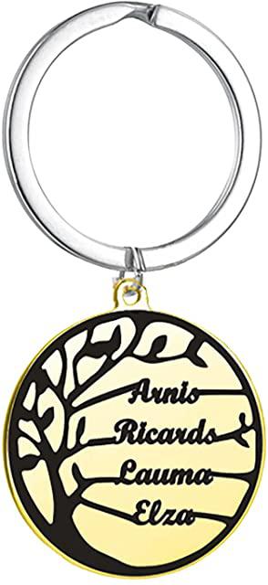 Miglior portachiavi albero della vita in acciaio