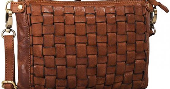 Miglior borsa pelle vintage intrecciata