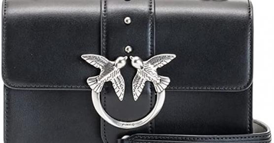 Miglior borsa pinko nera e argento
