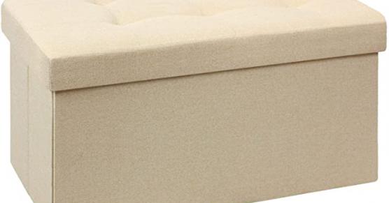 Miglior pouf contenitore beige