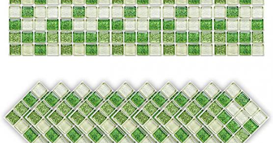 Miglior piastrelle bagno mosaico verde acqua