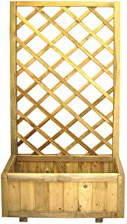 Miglior fioriere in legno con grigliato